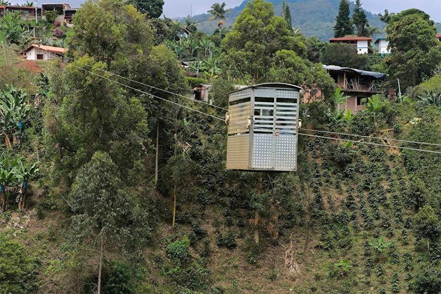 La Garrucha de Jardín Antioquia - teleférico artesanal